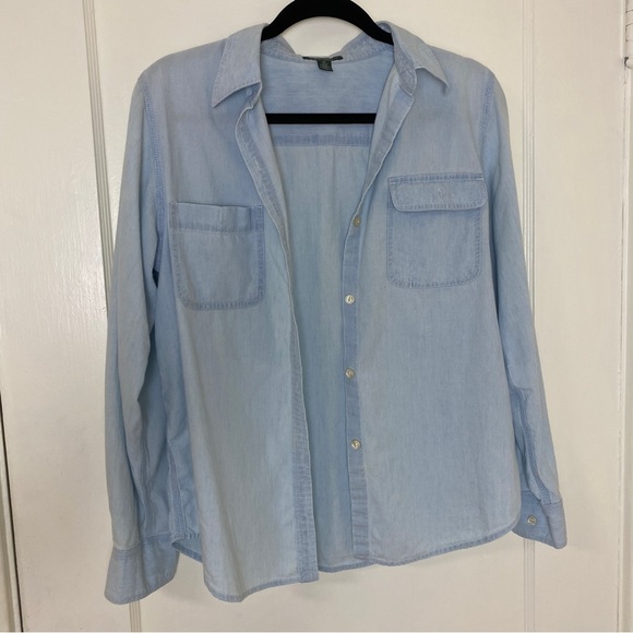 Ralph Lauren Jeans Co. Denim Button Down Shirt - Picture 1 of 7